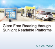 Glare Free Reading through Sunlight Readable Platforms